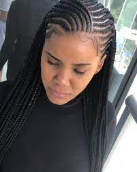 60 Images Of Lovely Ghana Weaving All Back With Braids At The Back In 2021 Pretty Braided Hairstyles Braided Hairstyles Braided Hairstyles For Black Women