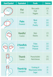 Portion Control Chart Food Food Portions Healthy Eating