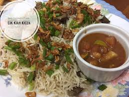 4 cawan beras 1 biji bawanng besar. Cik Kiah Kicen Nasi Daging Utara Noxxa By Cik Kiah Facebook