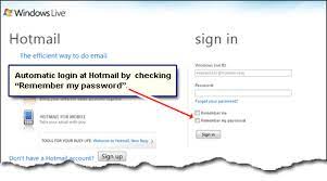 Check the keep me signed in box if you want to go straight to outlook.com next time (not recommended for shared computers). Hotmail Automatic Login Instructions And Details