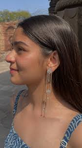 Dastkar Diaries Dastkar exhibitions are so much fun…a place where we create  fabulous memories Shelly Jain @shellyjain26 adorning so graciously one of  our very popular earrings from the Taraash Collection. Thanks so