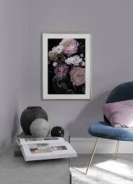Maybe you would like to learn more about one of these? Dark Flowers No2 Poster Pink And Purple Flowers Desenio Co Uk