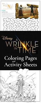 These a wrinkle in time movie coloring pages are also great for tweens and teens. Free Printable A Wrinkle In Time Coloring And Activity Sheets