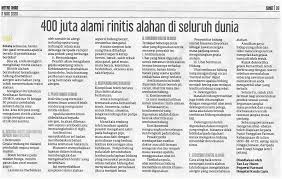 Bakteri, jamur, sinar matahari, polusi, dll.obat gatal gatal yang paling mujarab. Rawat Alergik Rhinitis Dengan Kaedah Paling Berkesan Dapat Mengelakkan Komplikasi Lebih Teruk Blog Mamy Syu
