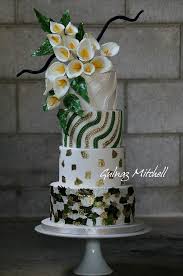 All the content is for demonstration only, we do not store the files and after reading you we ask you to buy a printed version of the magazine. Modern Textures Wedding Cake For American Cake Cakesdecor