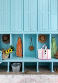 I used the same color on my ballard design shelves too, to brighten them up on the green walls. Benjamin Moore Tranquil Blue Home Bunch Interior Design Ideas