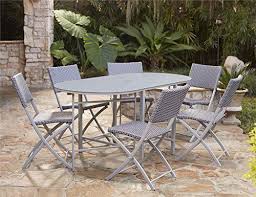 Cosco Outdoor Dining Set With Chair Storage Folding 7 Piece Navy And Gray Wicker Want To Know More Click Patio Dining Set Outdoor Dining Set Patio Set