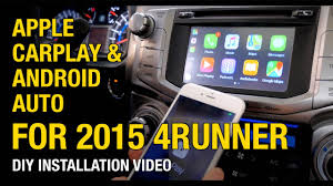 Usb and bluetooth audio/phone connections are here, though, and. 2014 2019 Toyota 4runner Apple Carplay Android Auto Demonstration Video Youtube
