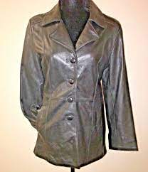 Women S Vera Pelle Genuine Black Leather Car Coat Size M Made In Italy Euc Ebay Clothes For Women Clothes Fashion