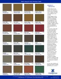 color charts for integral and standard cement colors