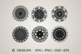 Download Sunflower Mandala Graphic By Euphoria Design Creative Fabrica SVG Cut Files