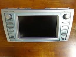 Operating the audio system using the steering wheel switches. 07 09 Toyota Camry Oem Gps Navigation System Screen Replacement Lcd Face Ebay