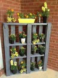 Pallet Garden Shelf Pallets Garden Garden Projects Pallet Garden