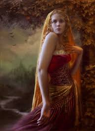 Dale S Bits And Pieces Of The Rainbow Song Of Anu Digital Portrait Fantasy Women Female Art