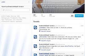 Reviews from deutsche bank employees about working as a client services at deutsche bank. Prreport Deutsche Bank Startet Twitter Service