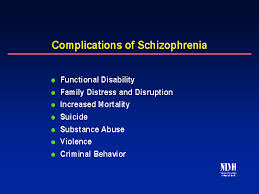 complications of schizophrenia chart