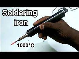 Soldering Iron 1000 C Home Made A 12v Soldering Iron Using Glow Plug Youtube Soldering Iron Soldering Electrical Diagram