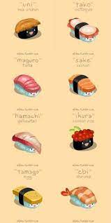 Squee With Delight At These Bouncing Sushi Gifs Japanese Sushi Sushi Names Japanese Food