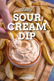 Zesty Sour Cream Dip Recipe This Sour Cream Dip Recipe Gives Your Ordinary Sour Cream Dip A Touch Of Sour Cream Dip Recipes Sour Cream Dip Sour Cream Recipes