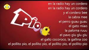 El Pollito Pio (Letra de la Cancion en español) 