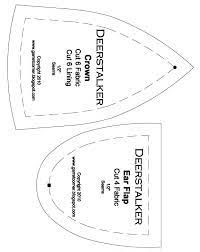 Going To Try And Make This To Fit Our Friend S Dog Bernie The Bassett Hound Deerstalker Hat Patterns To Sew Hat Pattern