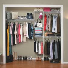How do i install shelving? Closetmaid 5 8 Ft Closet Organizer Closet Organizer Kits Closet Organization Closet Shelf Organization