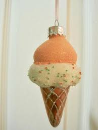 The optional rum in the recipe helps the sorbet not freeze too hard if being stored in the freezer. Blown Glass Ice Cream Cone Christmas Ornament Dessert Sweets Treats Nwot Ebay