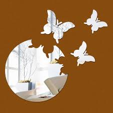 Buy cheap homes decors online from china today! Home Decoration Accessories 3d Stereo Butterfly Decorative Mirror Wall Stickers Decorative Mirror Clock Silver Home Decor Decorative Wall Mirrorssilver Mirror Aliexpress
