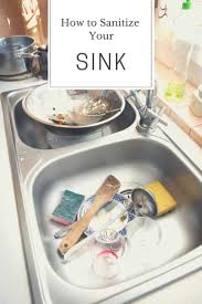 how to sanitize your sink (step by step