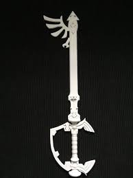 3 D Printed Kingdom Hearts Zelda Keyblade Cosplay Prop Kingdom Hearts Prints Cosplay Props