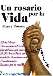 La promoción del día internacional del niño por nacer fue respaldada por los caballeros de colón. Misa Y Rosario Por La Vida Dia Del Nino Por Nacer