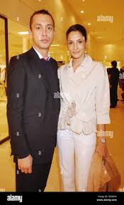 Spanish model Astrid Munoz and her boyfriend Dan McMullan attend  Jean-Charles de Castelbajac's Ready-to-Wear Fall-Winter 2006-2007  collection presentation, held at 'Le Musee De l'Homme' in Paris, France,