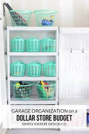 Garage Organization On A Dollar Store Budget Dollar Store Organizing Store Organization Dollar Store Diy Organization