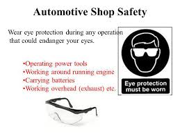Workshop safety · be well lit; Automotive Shop Safety Ppt Download