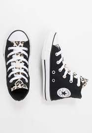 Leopard print converse, pink converse, converse high tops, pink aesthetic, pretty trainers, pretty converse. Converse Chuck Taylor All Star Leopard Print Sneaker High Black Driftwood White Schwarz Zalando De