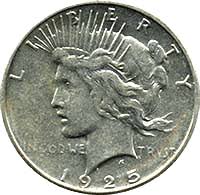 1925 Peace Dollar Value Cointrackers