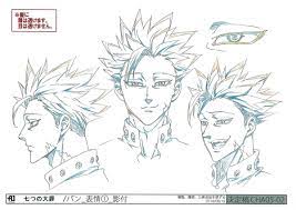 The seven deadly sins are a band of knights who serve under the kingdom of liones. Seven Deadly Sins Character Design Anime Seven Deadly Sins Croquis De Personnages Sept Peches Capitaux