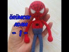 Amigurumi Orgu Orumcek Adam Bolum 1 Spiderman Kol Ve Bacak Yapilisi 1 4 Youtube