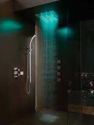 Shower Head With Built In Lights Dream H37455 Bossini Design Modern Shower Design Modern Shower Led Shower Head