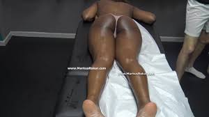 Sexy Black Wife Gets Full Body Sensual Massage By Her Masseur With Big Cock  - FAPCAT