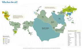 Who Has The Oil A Map Of World Oil Reserves World Oil Amazing Maps Map
