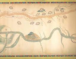unidentified artist map of the grand canal from beijing to the yangzi river china qing dynasty 1644 1911 grand canal china map poster prints