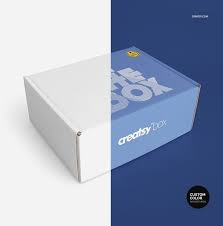 Download Mailing Box 2 Mockup Set Box Mockup Custom Boxes Packaging Mockup