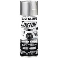 Chrome effect is a relatively new addition to the world of spray painting. Rust Oleum Chrome Silver Premium Custom Spray Paint 10oz