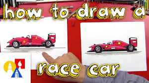 Follow Along And Draw A Super Awesome Race Car With Us It S Easy And Fun Just For Kids We Used Oil Pastel Art For Kids Hub Art Lessons For Kids Art