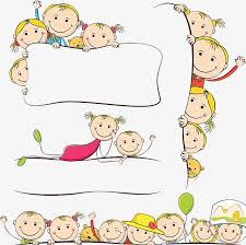 أطفال الكرتون الإطار كرتون رسمت باليد طفل Png وملف Psd للتحميل مجانا Painting For Kids Kids Design Cartoon Drawings