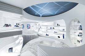 Dimension studio architects | we are a south african architectural firm. Shoebaloo A Shoe Store With A New Dimension Executed In Hi Macs By Mvsa Architects News Infurma Online Magazine Of The International Habitat Portal Design Contract Interior Design Furniture Lighting And Decoration