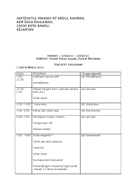 Kertas kerja family day jks 2012 complete. Jawatan Kuasa Hari Keluarga