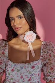 Francesca's Ashley Ribbon Choker Necklace