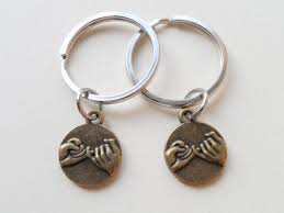 Get a gift for his pet. Double Bronze Pinky Promise Charm Keychains Couple Keychains Promise Gift Cute Couple Gifts Pinky Promise Gifts Anniversary Gift Ideas For Him Boyfriend
